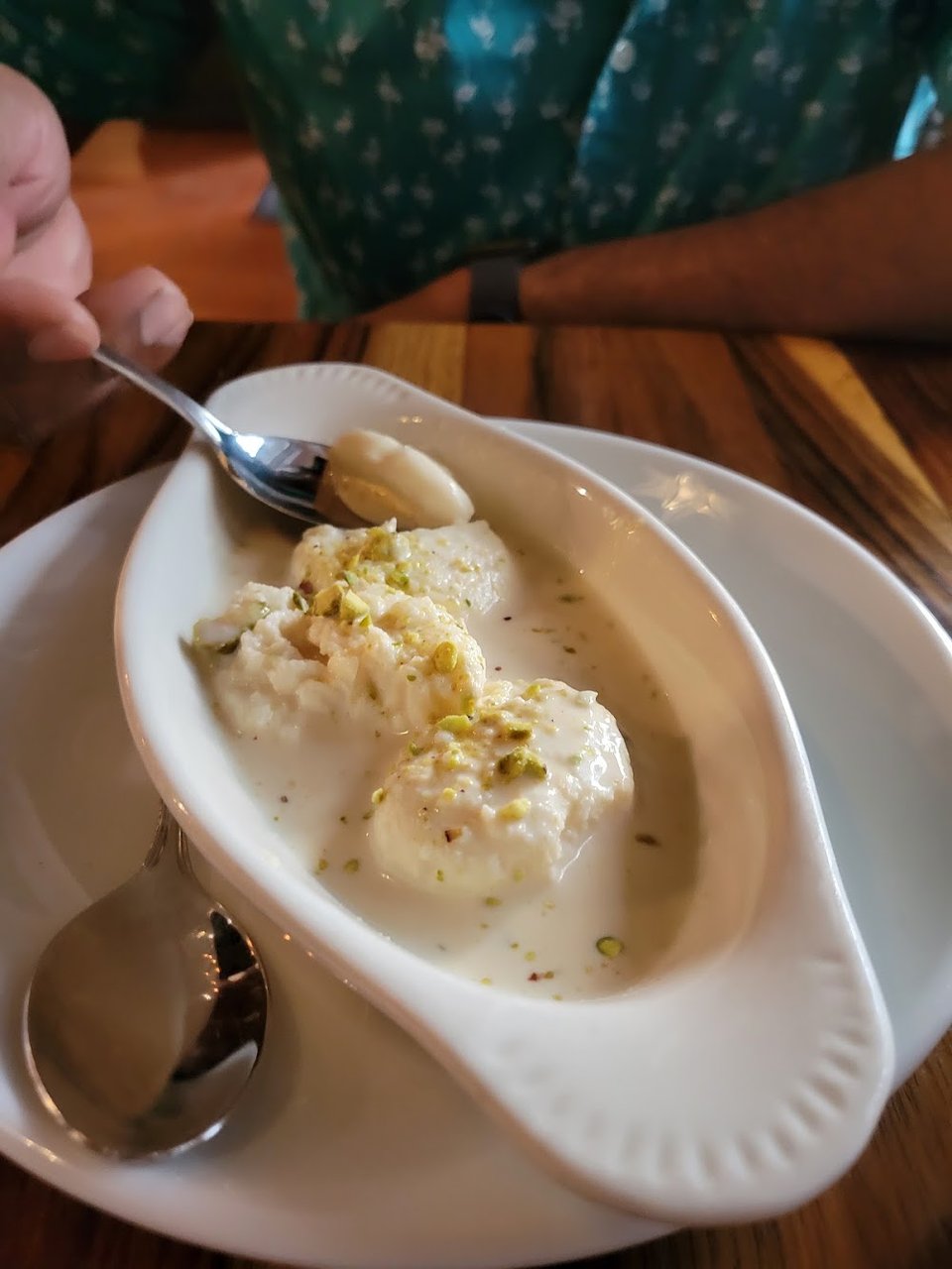 White Chocolate Rasmalai