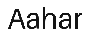 Aahar
